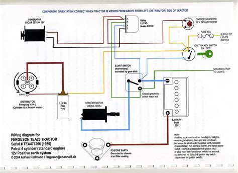 massey feguson tractor ignition switch wiring diagram 